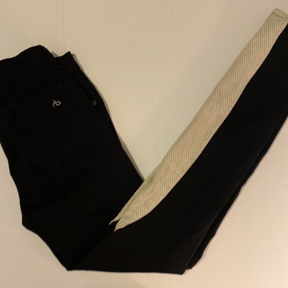 Rag n’ Bone women’s pants skinny size 27 black and white
